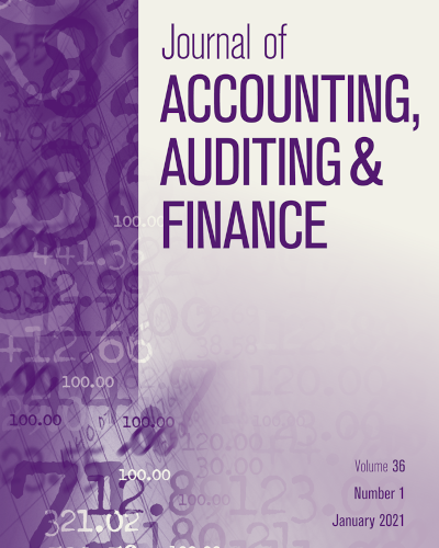Journal of Accounting, Auditing, and Finance